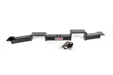 Transmission Crossmember - Bolt-On - Steel - Black Powder Coat - 8L90 - GM G-Body 1984-88 - Each
