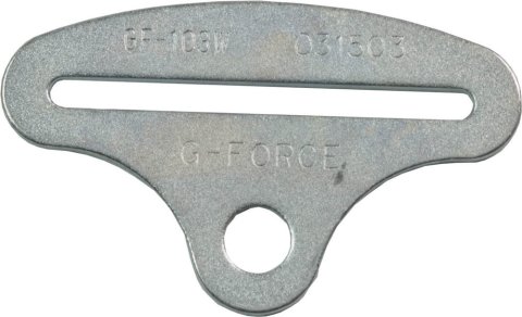Harness End - Bolt-In - 3 in Slit - Steel - Zinc Plated - Each