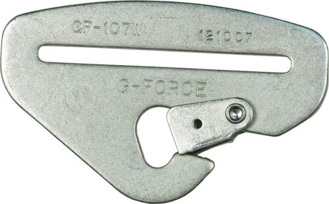 Harness End - Clip-In - 3 in Slit - Steel - Zinc Plated - Each