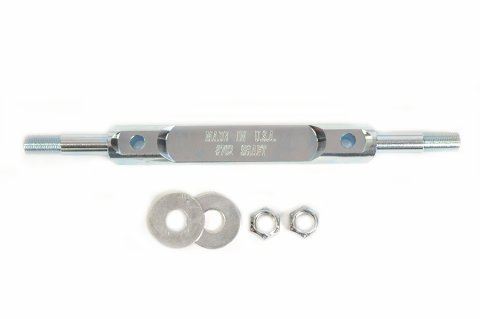 Control Arm Cross Shaft - Offset - Upper - Steel - Zinc Plated - GM A-Body 1964-74 - Each