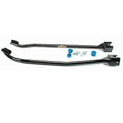 Subframe Connectors - Weld-On - 1-5/8 in OD x 0.125 Tubing - Steel - Black Powder Coat - GM F-Body 1967-69 - Kit