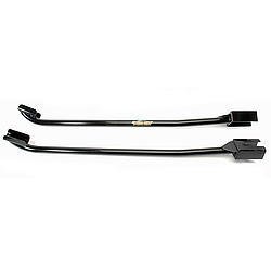 Subframe Connectors - Weld-On - 1-5/8 in OD x 0.125 Tubing - Steel - Black Powder Coat - GM F-Body 1974-81 - Kit