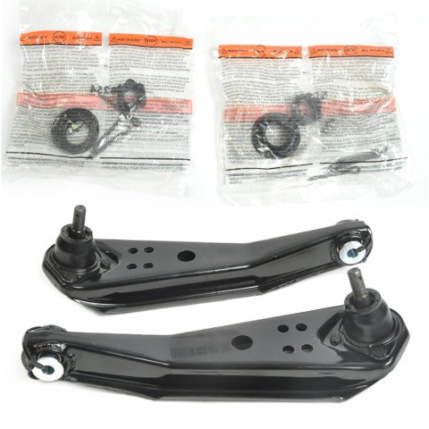 Control Arm - Drag Race - Lower - Ball Joint / Spherical Bearing - Steel - Black Powder Coat - Ford Mustang 1964-66 - Pair