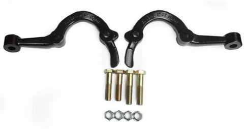 Steering Arm - Stock Height - Steel - Black Paint - GM A-Body 1964-72 - Pair
