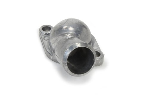Water Neck - 75 Degree - 1-1/2 in ID Hose - Gasket Seal - Aluminum - Natural - Chevy V8 - Each