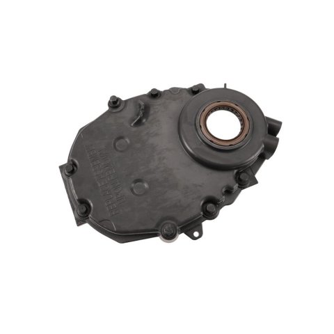 Timing Cover - 1-Piece - Plastic - Black - Small Block Chevy - Each