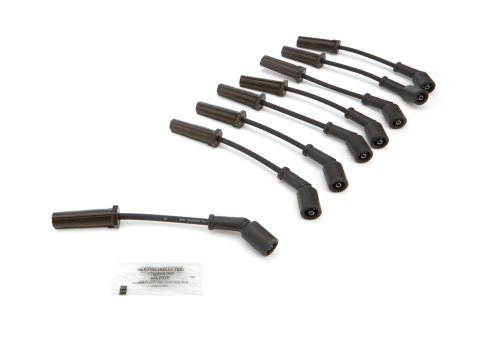 Spark Plug Wire Set - Spiral Core - 7 mm - Black - GM LS-Series - Kit