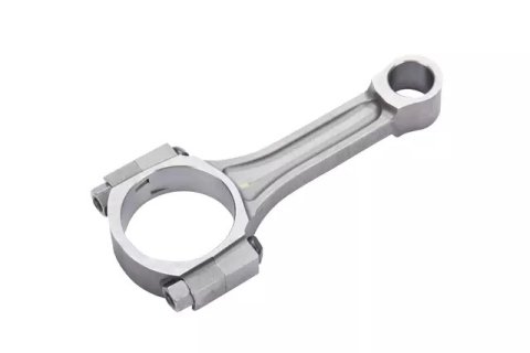 Connecting Rod - I Beam - 5.700 in Long - Press Fit - 3/8 in Cap Screws - Steel - Small Block Chevy - Set of 8