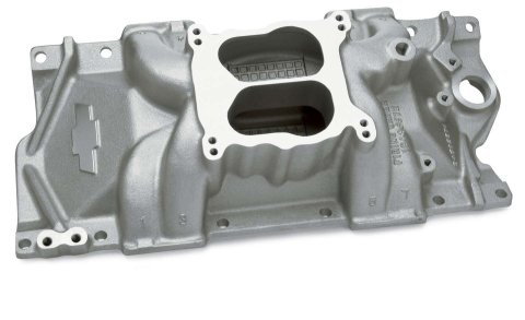 Intake Manifold - LT1 - Spread / Square Bore - Dual Plane - Distributor Hole - Aluminum - Natural - GM LT-Series 1992-97 - Each