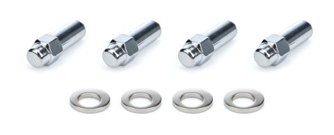 Lug Nut - Cragar SST - 1/2-20 in Right Hand Thread - 13/16 in Hex Head - 1.380 in Shank - Closed End - Washers Included - Steel - Chrome - Set of 4