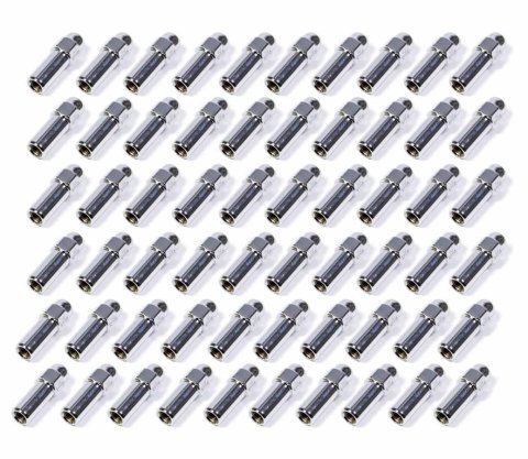 Lug Nut - Cragar SST - 1/2-20 in Right Hand Thread - 13/16 in Hex Head - 1.380 in Shank - Closed End - Steel - Chrome - Set of 60