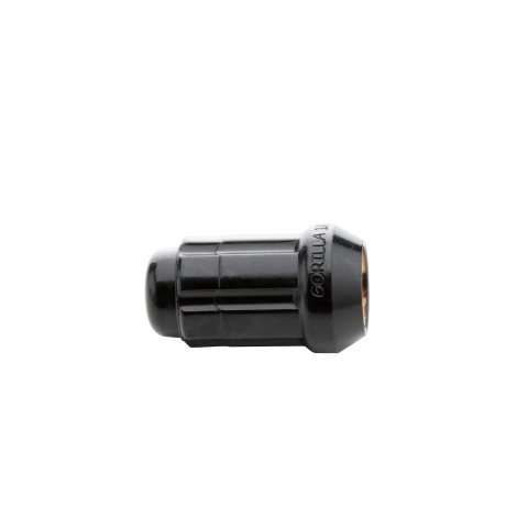 Lug Nut - Acorn - 12 mm x 1.50 Thread - 60 Degree Seat - Closed End - Key - Steel - Black Chrome - Universal - Set of 20