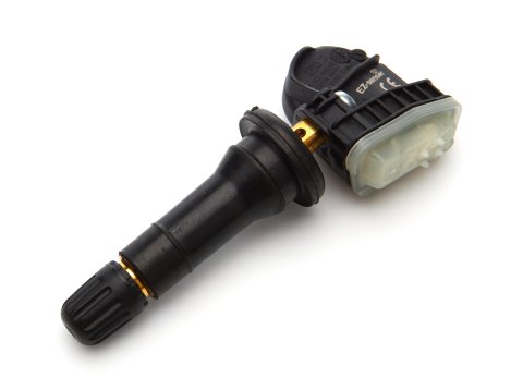 Tire Pressure Sensor - EZ-Sensor - Programable - Snap-In - 115 psi Max Pressure - Plastic - Black - Each