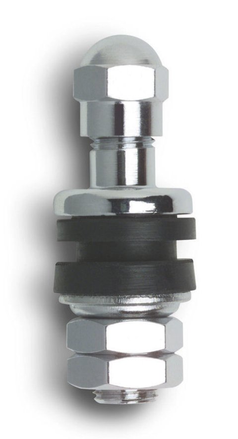 Valve Stem - Inner-Mount - Bolt-On - Steel - Chrome - Set of 100