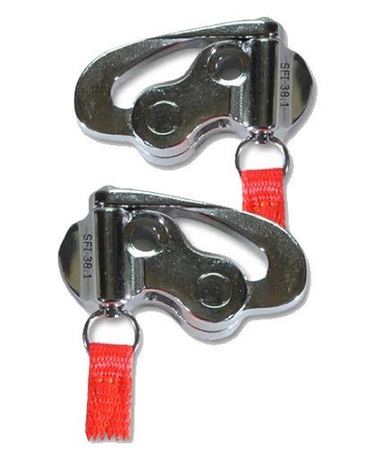 Head and Neck Support Hardware - Quick Click Anchor - SFI 38.1 - Stainless - Pair