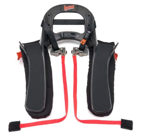 Head and Neck Support - Hans III - SFI 38.1 - Sliding Quick Click Tether - Plastic - Large - Kit