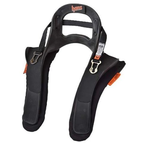 Head and Neck Support - HANS III - Model 30 - SFI 38.1 - Quick Click Pull Tether - Plastic - Large - Kit