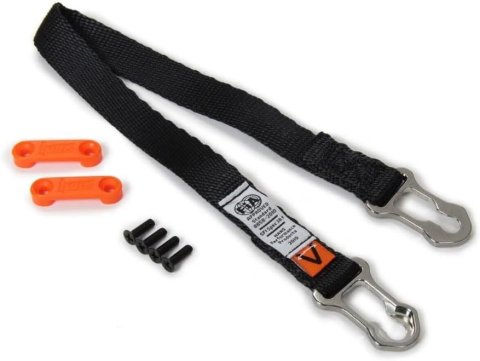 Head and Neck Support Tether - Sliding Post Tether - Replacement - 18 in Length - Black - Head and Neck Support - Kit