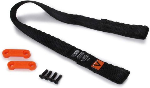 Head and Neck Support Tether - Pro Ultra - Sliding Quick Click Tether - Replacement - 18 in Length - Black - Head and Neck Support - Kit
