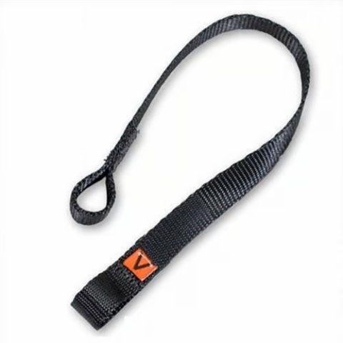 Head and Neck Support Tether - Sliding Post Anchor Tether - Replacement - 18 in Length - Black - Hans III Head and Neck Supports - Kit