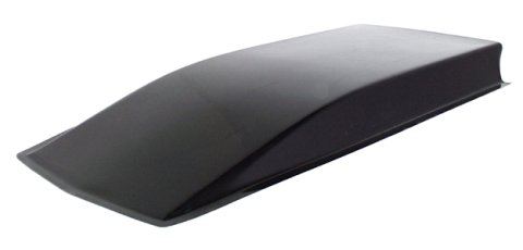 Hood Scoop - Smooth Top Cowl Scoop - 4 in Height - 56 in Long - Fiberglass - Black - Each
