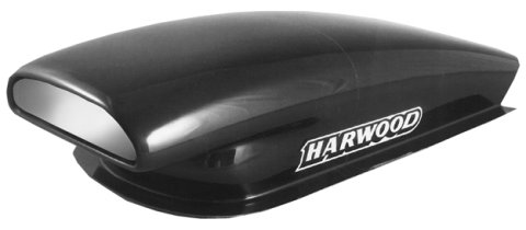 Hood Scoop - Aero Pro III - 10.5 in Tall - 20 in Wide - 37 in Long - Fiberglass - Black - Each
