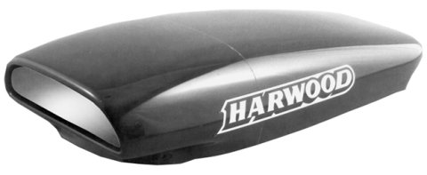 Hood Scoop - Aero III - Bolt-On - 7.5 in Tall - 17 in Wide - 29 in Long - Fiberglass - Black - Each