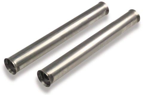 Muffler Insert - Super Competition - Small Block Reverse Flow - 4 in Side Tube - Slip-In - Steel - Natural - Pair
