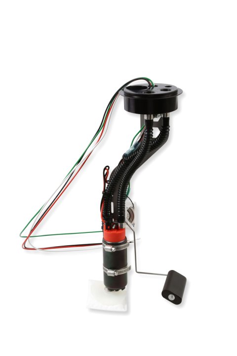 Fuel Pump - Sniper - Electric - In-Tank - 340 lph - Filter Sock Inlet - 6 AN Female O-Ring Outlet - Aluminum - Black Anodized - Gas - GM Fullsize Truck 1988-98 - Kit