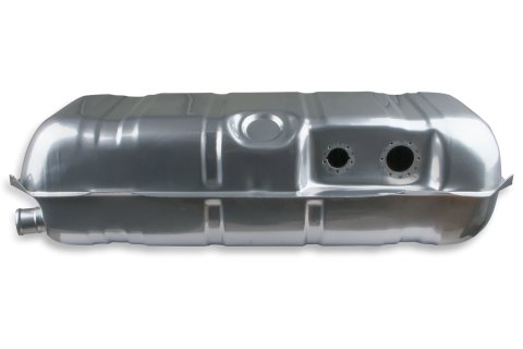 Fuel Tank - Sniper EFI - 20 gal - 255 lph Pump - 1/4 in NPT Outlet - 1/4 in NPT Return - Sending Unit - Steel - Silver Powder Coat - GM B-Body 1961-64 - Kit