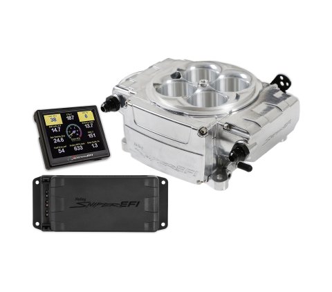 Fuel Injection - Sniper 2 EFI - Throttle Body - Square Bore - Aluminum - Silver - Kit