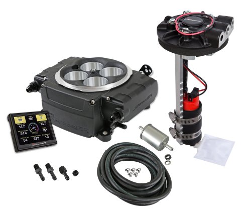 Fuel Injection - Sniper 2 EFI - Throttle Body - Square Bore - Aluminum - Black Power Coat - Kit