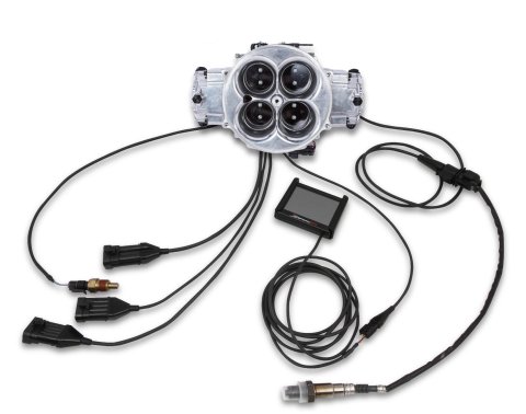 Fuel Injection - Sniper EFI - Throttle Body - Dominator Flange - Aluminum - Silver - Kit