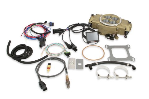 Fuel Injection - Sniper Stealth - Throttle Body - Square Bore - Aluminum - Gold - Kit