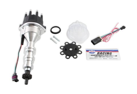 Distributor - Sniper EFI Hyperspark - Hall Effect Pickup - HEI Style Terminal - Black - Ford FE-Series - Each
