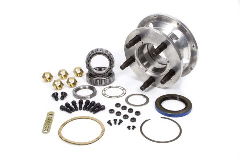 Wheel Hub - Front - Small Five - 5 x 5.00 in Wheel - 5/8-11 in Stud - 8 x 7 in Rotor - Aluminum - Natural - Each