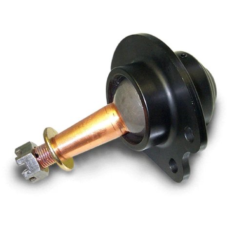 Ball Joint - Precision - Take-A-Part - Greasable - Upper - Bolt-In - Low Friction - 1.500 in/ft Taper - 3.34 in Stud - 1/2-20 in Thread - Hardware Included - Aluminum Cap - Black Anodized - Each