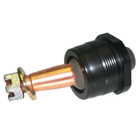 Ball Joint - Precision - Take-A-Part - Greasable - Lower - Screw-In - 2.000 in/ft Taper - 3.57 in Stud - 5/8-18 in Thread - Hardware Included - Aluminum Cap - Black Anodized - Each