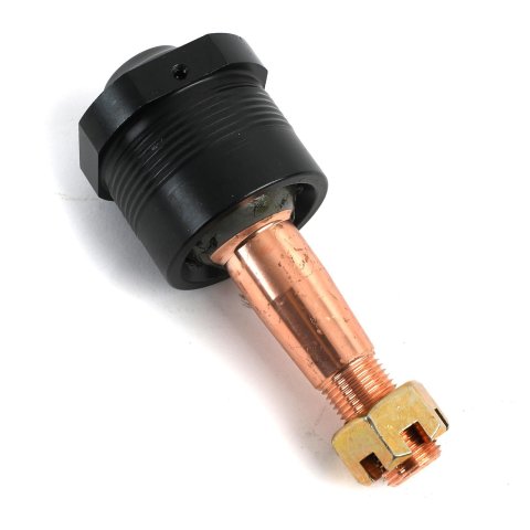 Ball Joint - Precision - Take-A-Part - Greasable - Lower - Screw-In - 1.500 in/ft Taper - 3.63 in Stud - 5/8-18 in Thread - Hardware Included - Aluminum Cap - Black Anodized - Each
