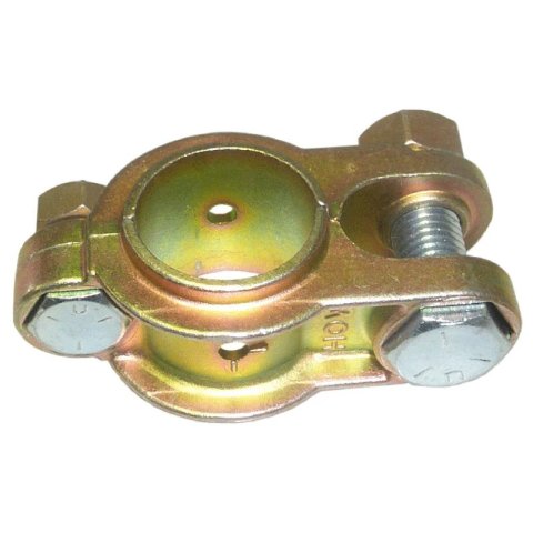 Panhard Bar Bracket - Frame Mount - Clamp-On - Adjustable - Cast Steel - Zinc Oxide - 1-3/4 in Tubing - Kit