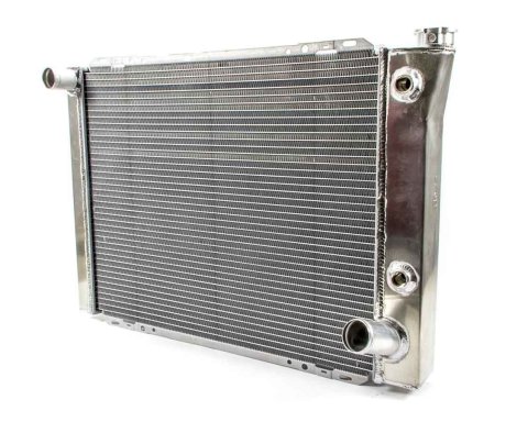 Radiator - 27.75 in W x 20 in H x 3 in D - Driver Side Inlet - Passenger Side Outlet - Oil Cooler - Aluminum - Natural - Each