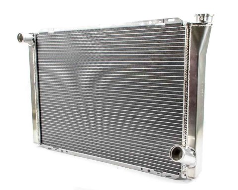 Radiator - 28.75 in W x 19.5 in H x 3 in D - Driver Side Inlet - Passenger Side Outlet - Aluminum - Natural - Each