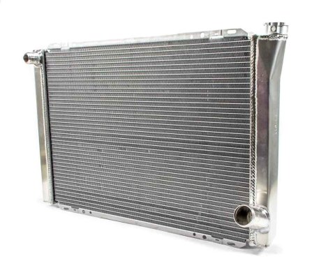 Radiator - 28.75 in W x 19.5 in H x 3 in D - Driver Side Inlet - Passenger Side Outlet - Aluminum - Natural - Each