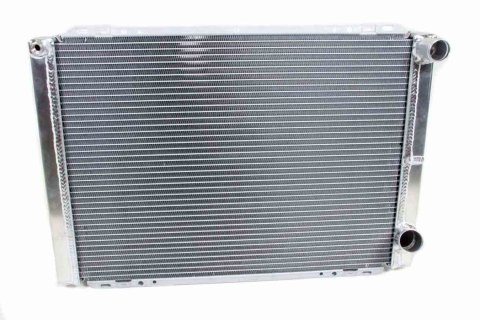 Radiator - 27.75 in W x 20 in H x 3 in D - Passenger Side Inlet - Passenger Side Outlet - Aluminum - Natural - Each
