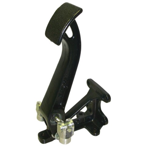 Pedal Assembly - Brake - 6 to 1 Ratio - Forward Floor Mount - Balance Bar - Aluminum - Black Anodized - Universal - Each