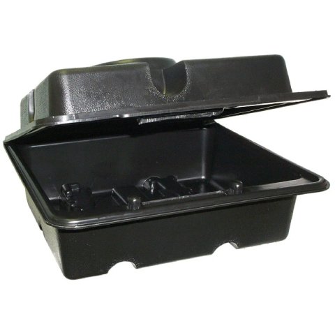 Carburetor Case - Tote - Polypropylene Plastic - Black - Holley 2 / 4-Barrel Carburetors - Each