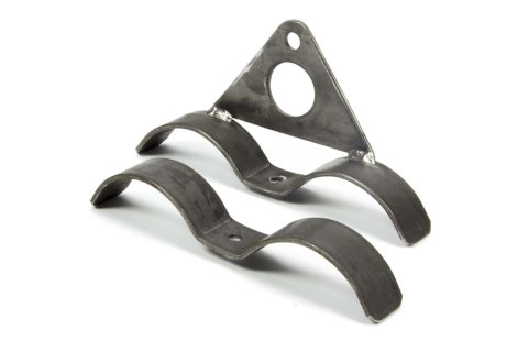 Exhaust Hanger - Clamp-On - Dual 3.5 in Diameter Pipe - Clamp-On - Steel - Zinc Oxide - Howe Double Barrel Muffler / Y Pipe / X Pipe - Each