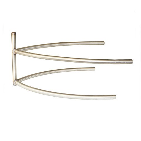 Bumper - Post - Rear - 1 in Tube - Stainless - Natural - Sprint Car - Each