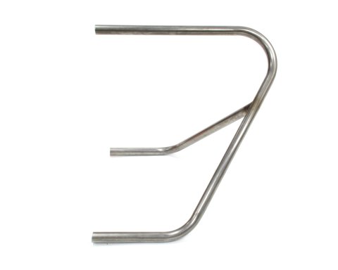 Nerf Bar - Driver Side - 3 Point - 1 in Tube - Shorty - Stainless - Natural - Sprint Car - Each
