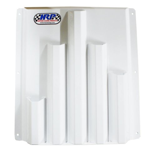 Cable Tie Holder - Wall Mount - 5 Compartments - 13 x 14 in - Aluminum - White Powder Coat - Each